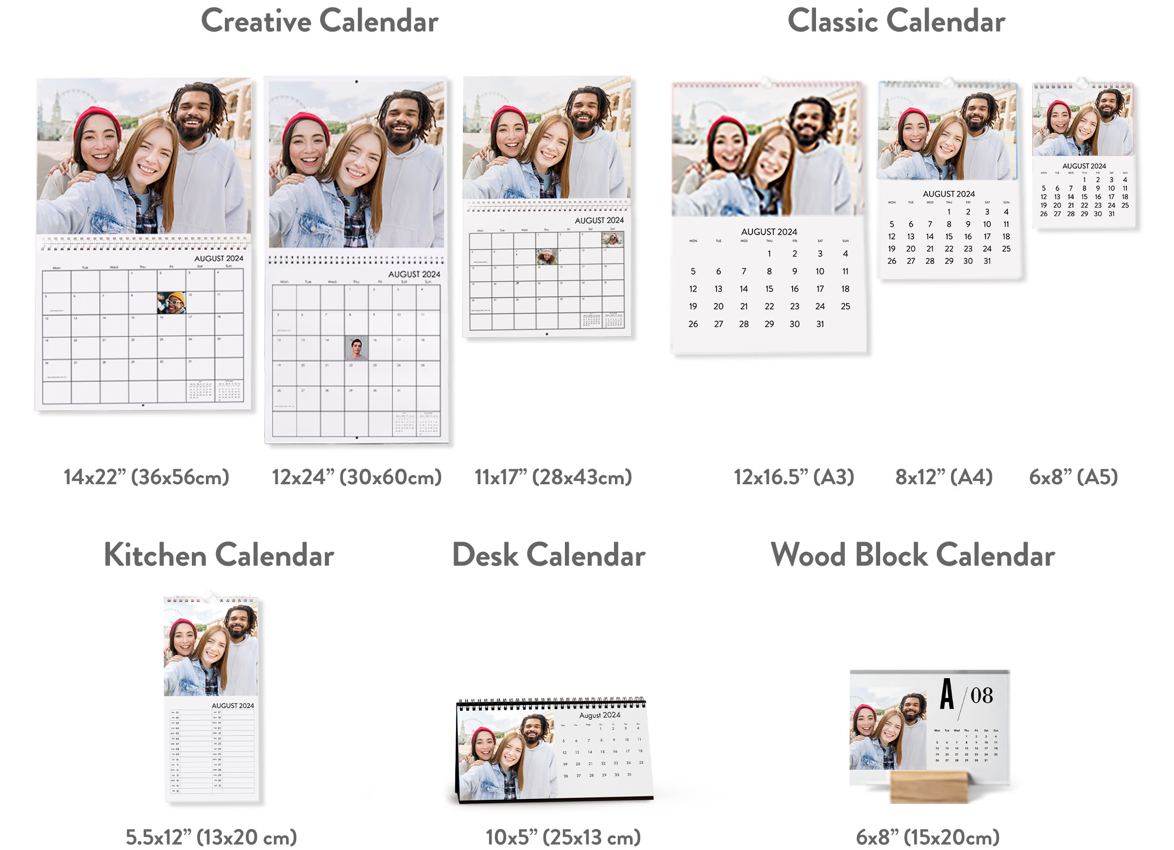 Desk Calendar Personalised Desk Calendars Snapfish UK