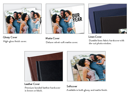 Hardcover Photo Book  Print your photos onto 38 glossy pages with